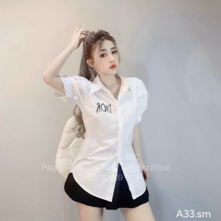 Áo sơ mi nữ Dai.o cộc tay cực đẹp và cá tính hanoivnxk