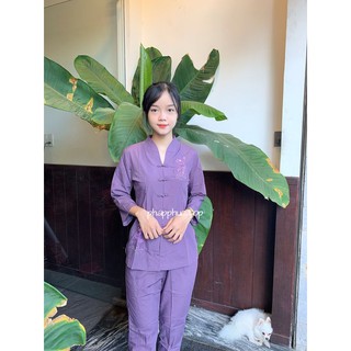 Đồ phật tử, đồ lam, đồ đi chùa bà lai tim nút thắt