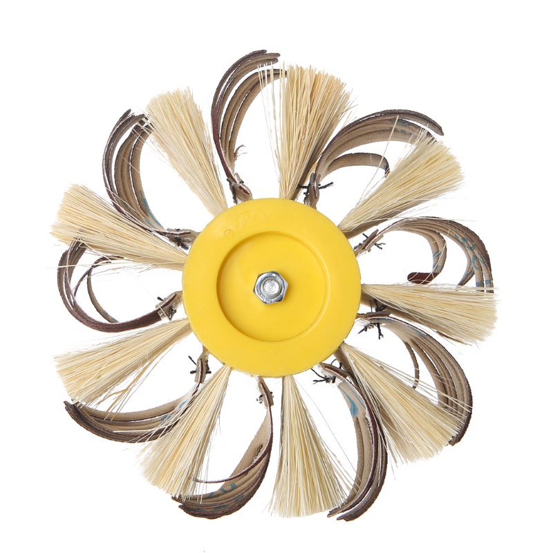 Bánh Xe Gắn Máy Mài Đánh Bóng Vải Sisal Emery