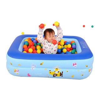 Bể phao bơi 2 tầng họa tiết dễ thương, chất liệu an toàn cho bé thỏa sức vui chơi - Giao mẫu ngẫu nhiên