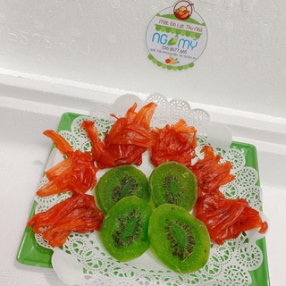 250gr 45k mứt kiwi, mứt hoa hồng đà lạt