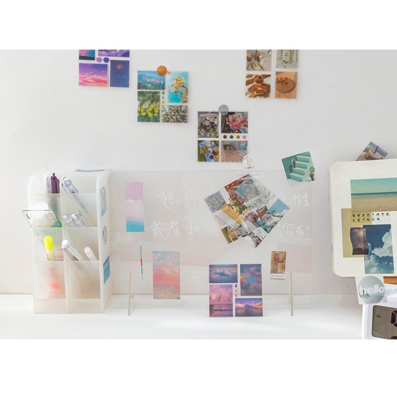 Set 25 tấm sticker post card dán tường, trang trí sổ, phong cách vintage/thiên nhiên | BigBuy360 - bigbuy360.vn