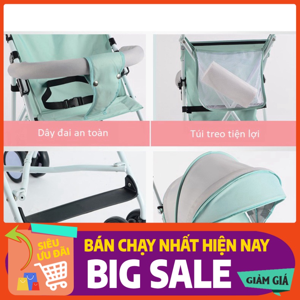 Xe đẩy em bé gấp gọn dành cho bé biết ngồi