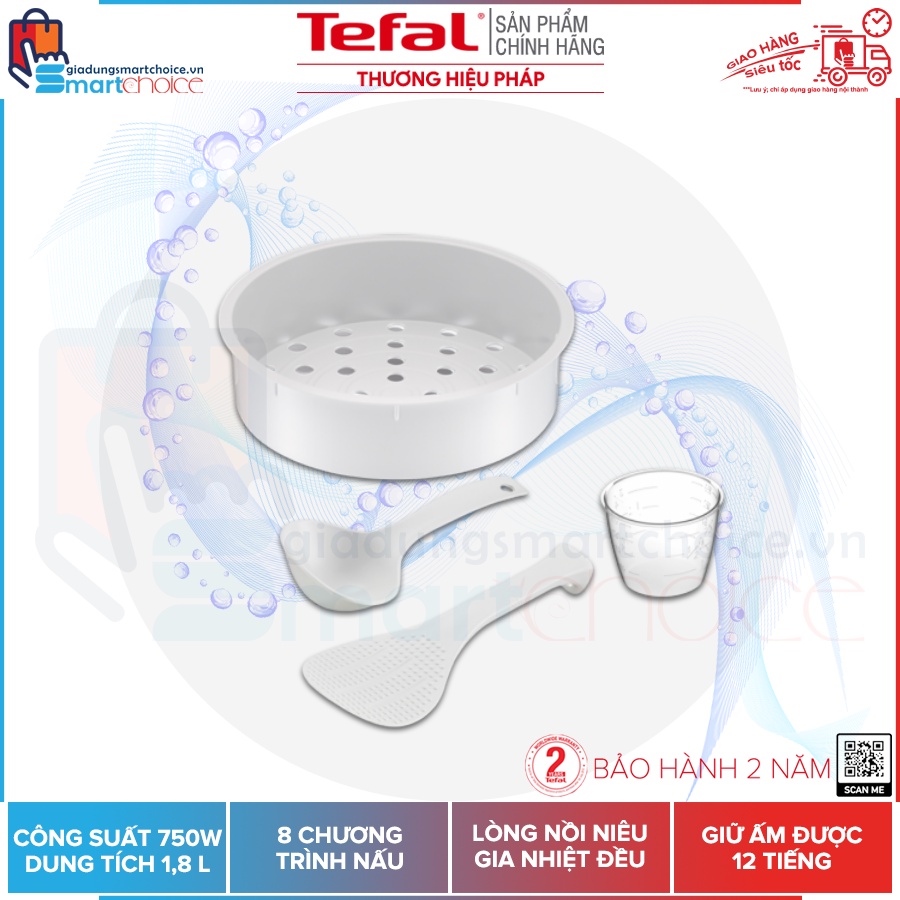 Nồi cơm điện tử Tefal RK732168 – 1.8L