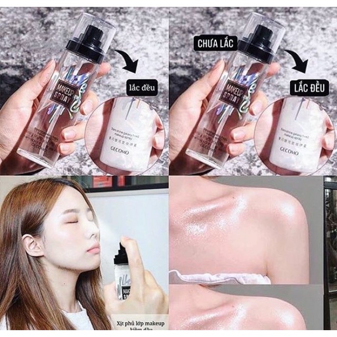 Xịt Khoáng ✅FREESHIP✅ Xịt Khoáng Trang Điểm Makeup Spray Dưỡng Da Lâu Trôi 100ml