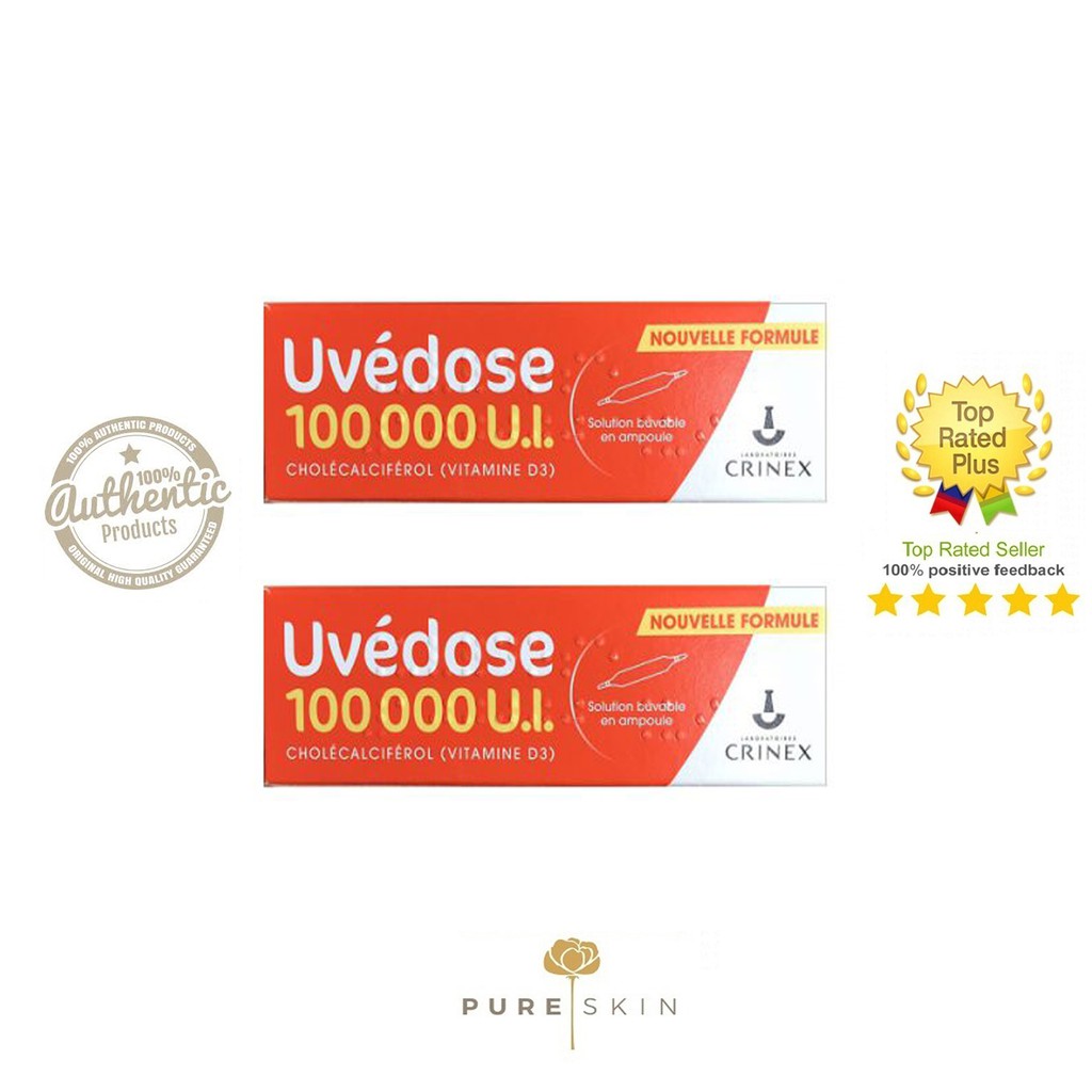Vitamin D3 Uvedose - 1 Liều Cho 3 Tháng 100000 UI | BigBuy360 - bigbuy360.vn