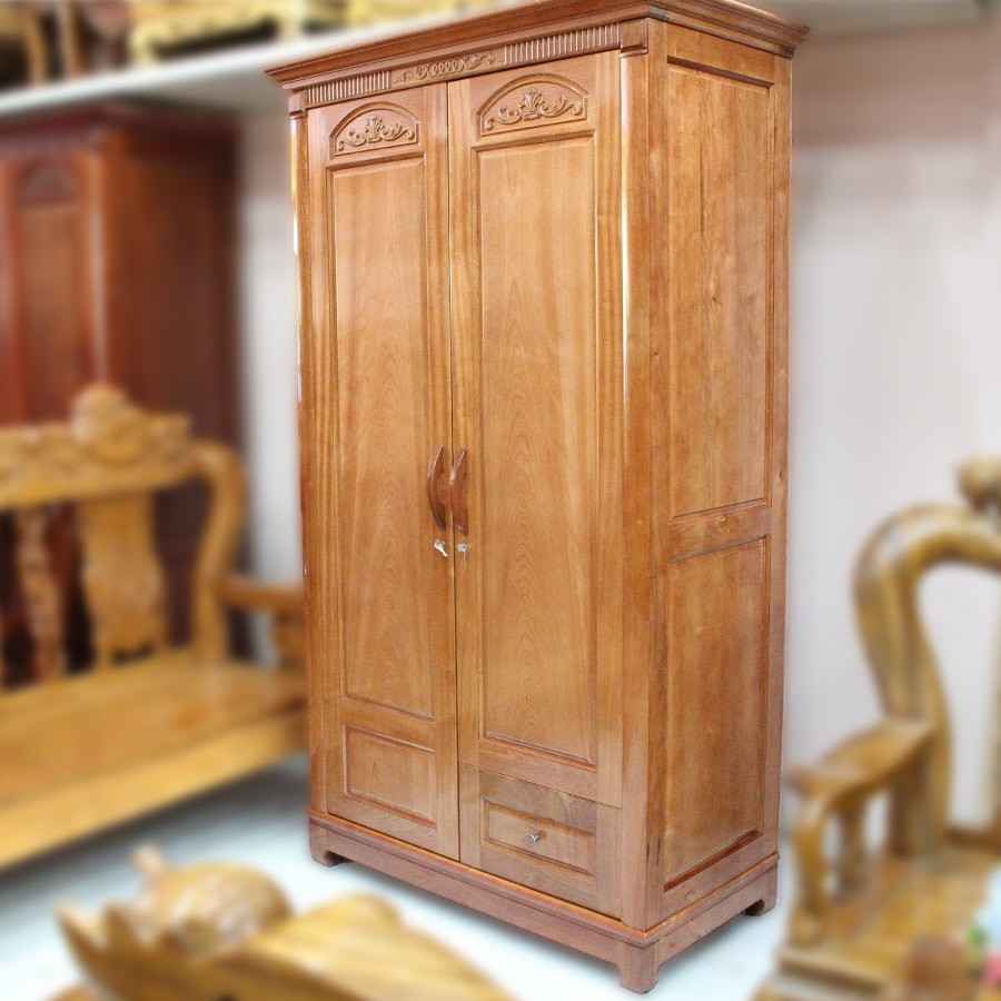 Tủ Quần Ao Gỗ 2 Canh đinh Hương Tự Nhien Shopee Việt Nam