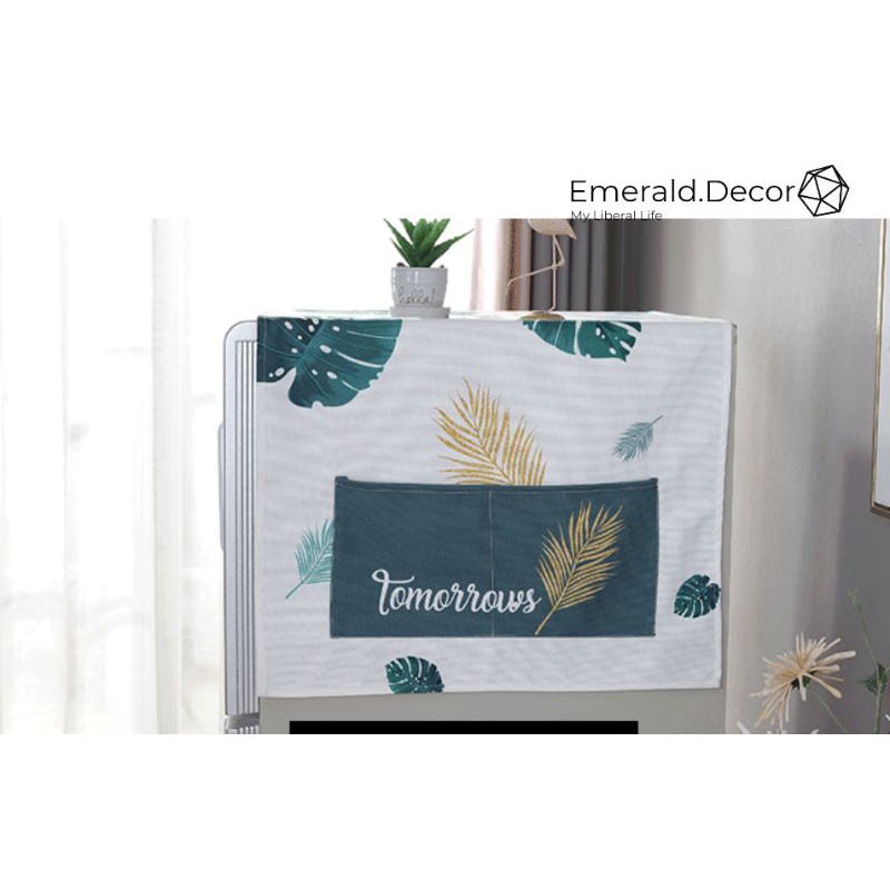 Tấm phủ, khăn trùm tủ lạnh, máy giặt, lò vi sóng bằng vải chống bụi bẩn | BigBuy360 - bigbuy360.vn