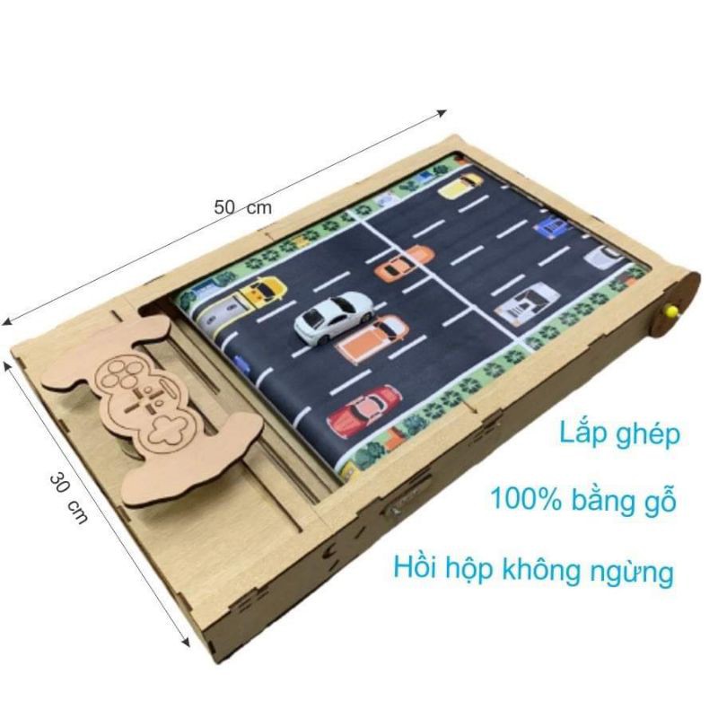 đồ chơi đua xe gỗ (đường đua siêu tốc)