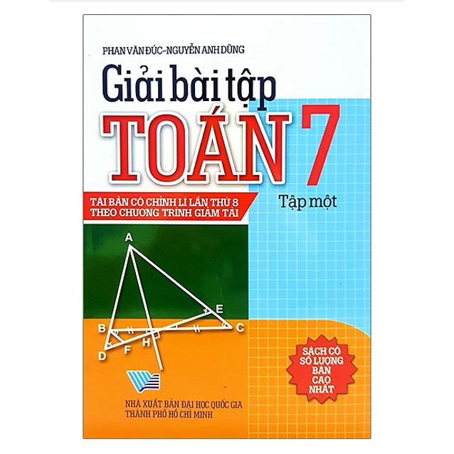 Sách - Combo Giải Bài Tập Toán 7 (2 tập)