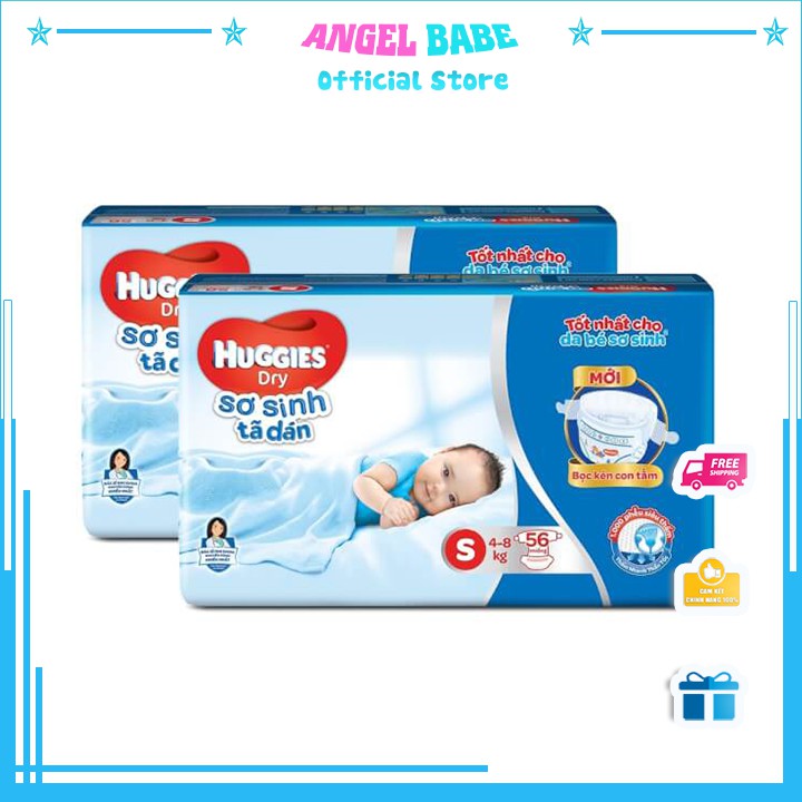 [Siêu tốc] Tả dán Huggies S56 &lt;tặng kèm 10 miếng&gt;