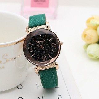 Đồng hồ nữ GOGOEY mặt kim tuyến siêu sang đẳng cấp dây da lộn