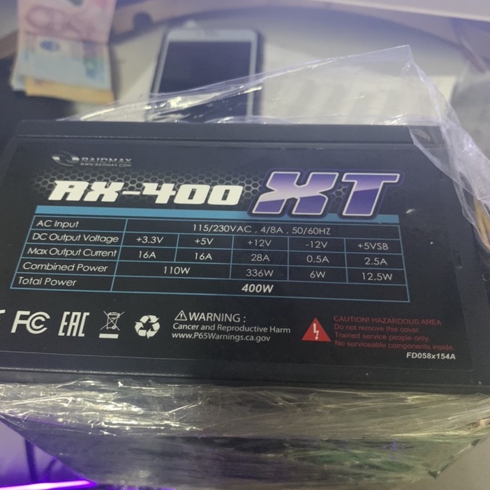 NGuồn Máy Tính Thương Hiệu Acbel-Coolermater-Huntkey-Antec 270-400W Công Xuất Thật Chuẩn - Vi Tính Bắc Hải