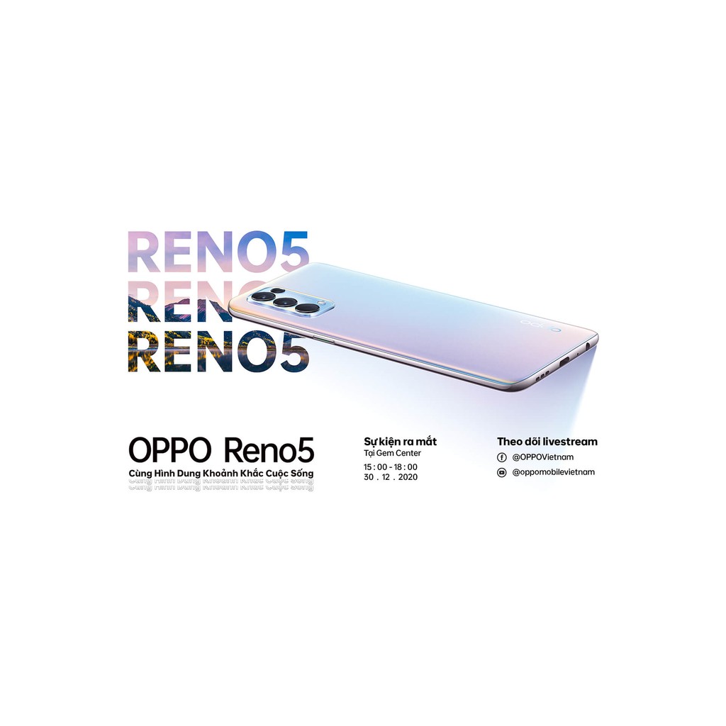 Điện thoại Oppo Reno 5 (8G/128GB) – Hàng chính hãng