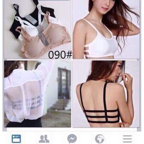 Áo bra 3 dây cotton thấm hút dễ thương LIKANO BRA06