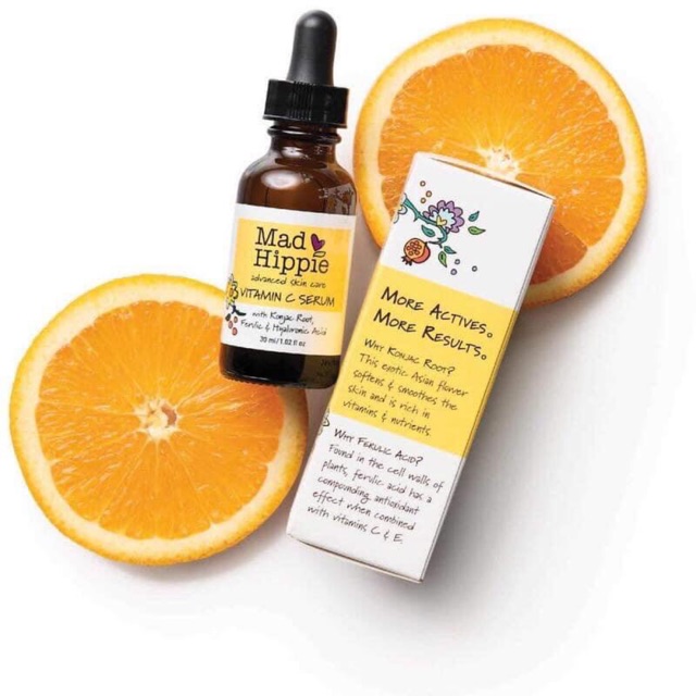 Serum giảm và ngăn ngừa nám sáng da Vitamin C mad hippie serum