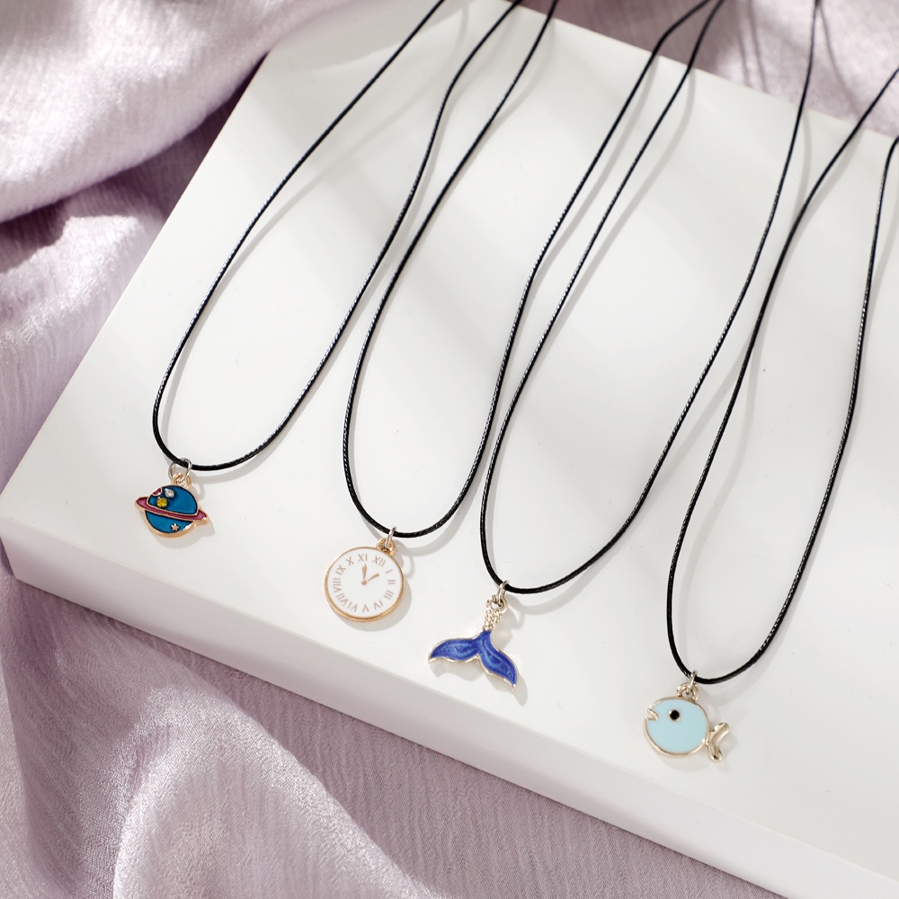 iF YOU Vòng cổ   mặt hoạt hình phong cách Hàn Quốc thời trang cho nữ