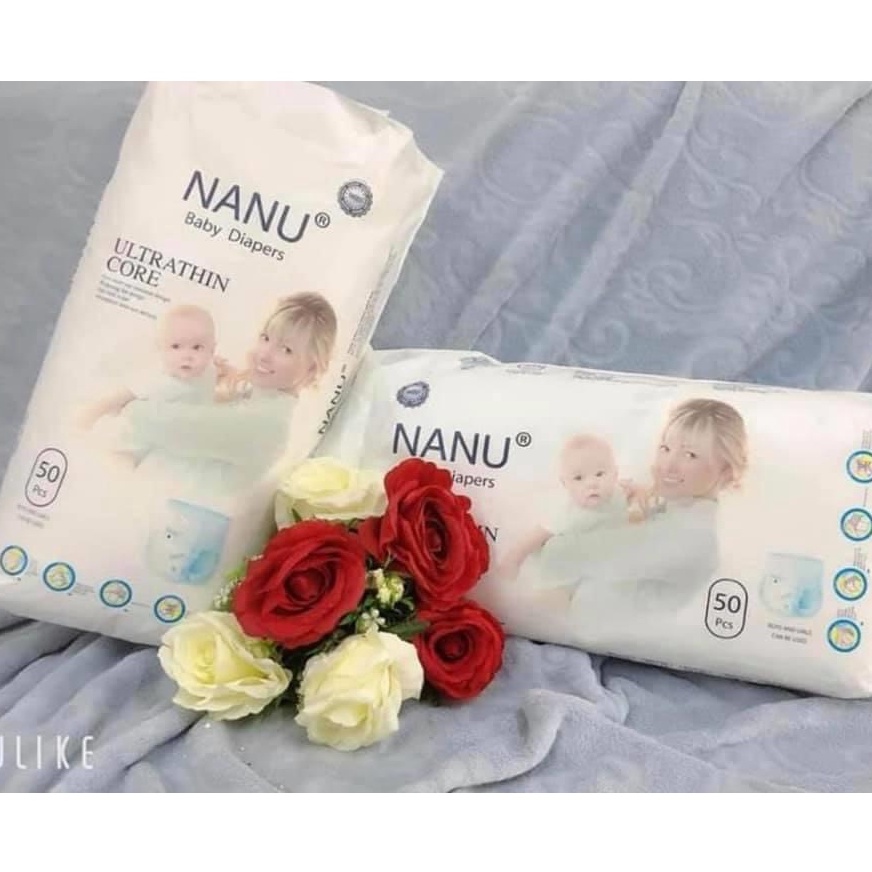 Bỉm Quần NaNu Đủ Size M50/L50/XL50/XXL50/XXXL50 Siêu Khô Thoáng Chính Hãng Giá Tốt