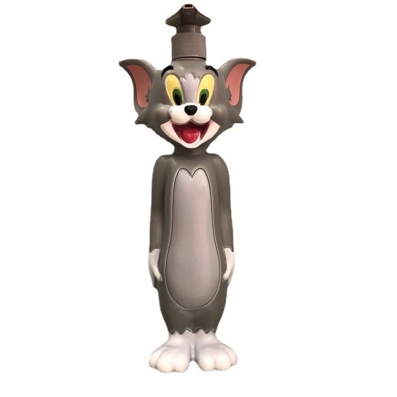 Bình Đựng Xà Phòng Rửa Tay Hình Tom & Jerry Hình Vuông Có Thể Tái Sử Dụng