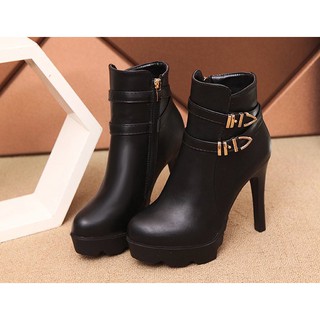 Giày Boot nữ cao gót thời trang B083