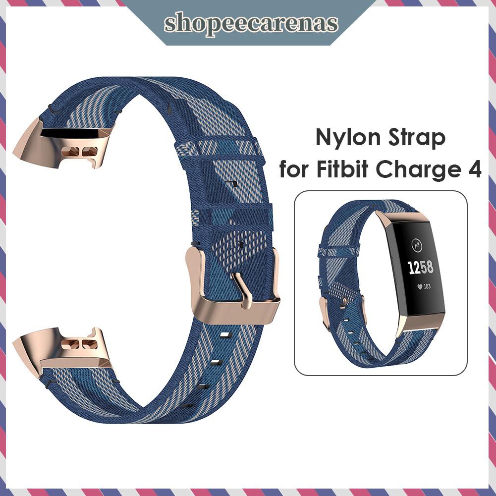 Dây Đeo Nylon Thay Thế Cho Đồng Hồ Thông Minh Fitbit Charge 4 / 3 Se