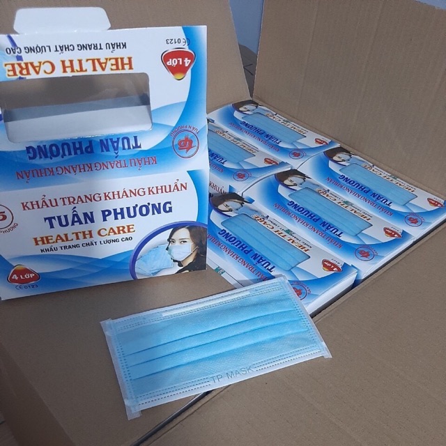 50 cái khẩu trang y tế 4 lớp Tuấn Phương