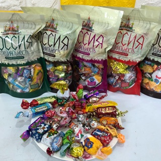 KẸO MIX VỊ HÀNG NGA GÓI 500 g date 10/2023