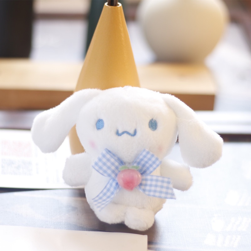 Móc Khóa Hình Thú Nhồi Bông Sanrio Kuromi Melody Dễ Thương