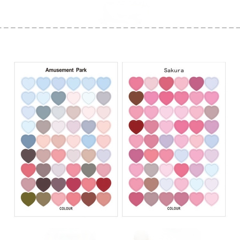 Miếng dán Ruixiang nhiều màu sắc dễ thương dùng trang trí sổ tay/nhật ký diy