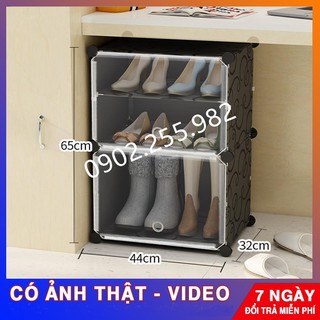 TỔNG KHO TỦ NHỰA LẮP GHÉP ĐỂ GIÀY 4 Ô (chia ô) LẮP NGANG HOẶC LẮP DỌC