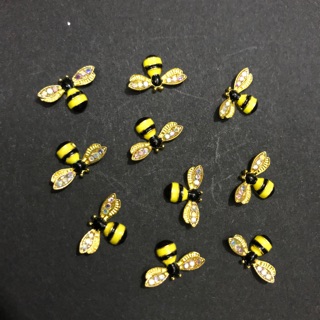 Charm ong gắn đá móng tay nail