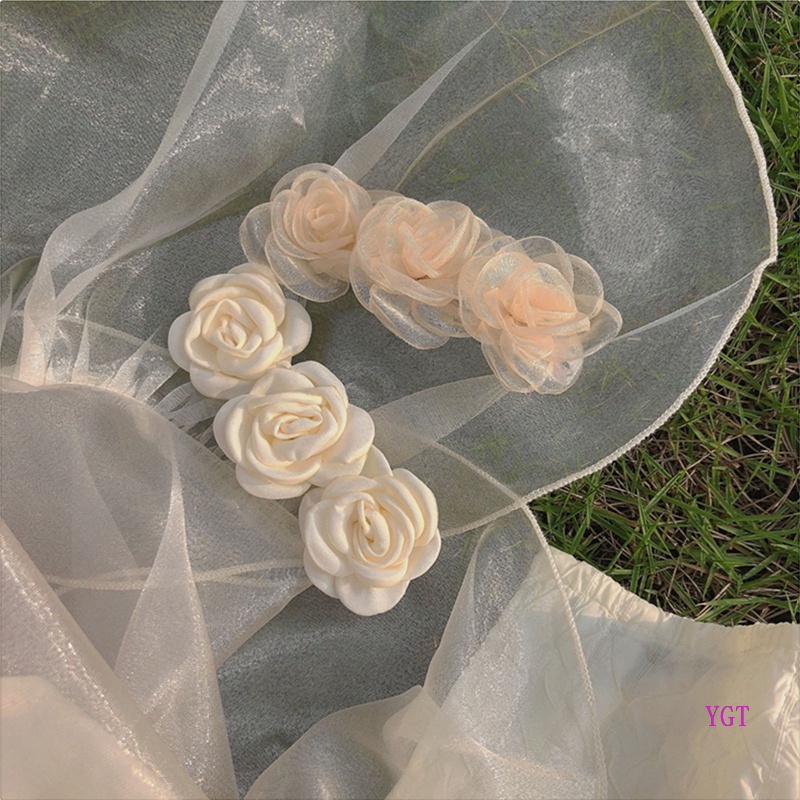 Kẹp Tóc Hình Hoa Đính Ngọc Trai Nhân Tạo Thời Trang