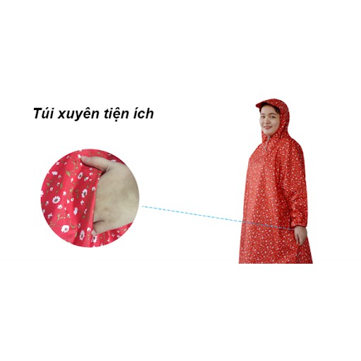 [CAO CẤP] Áo Mưa RANDO PONCHO COLOSUR "Che Chở Toàn Diện"