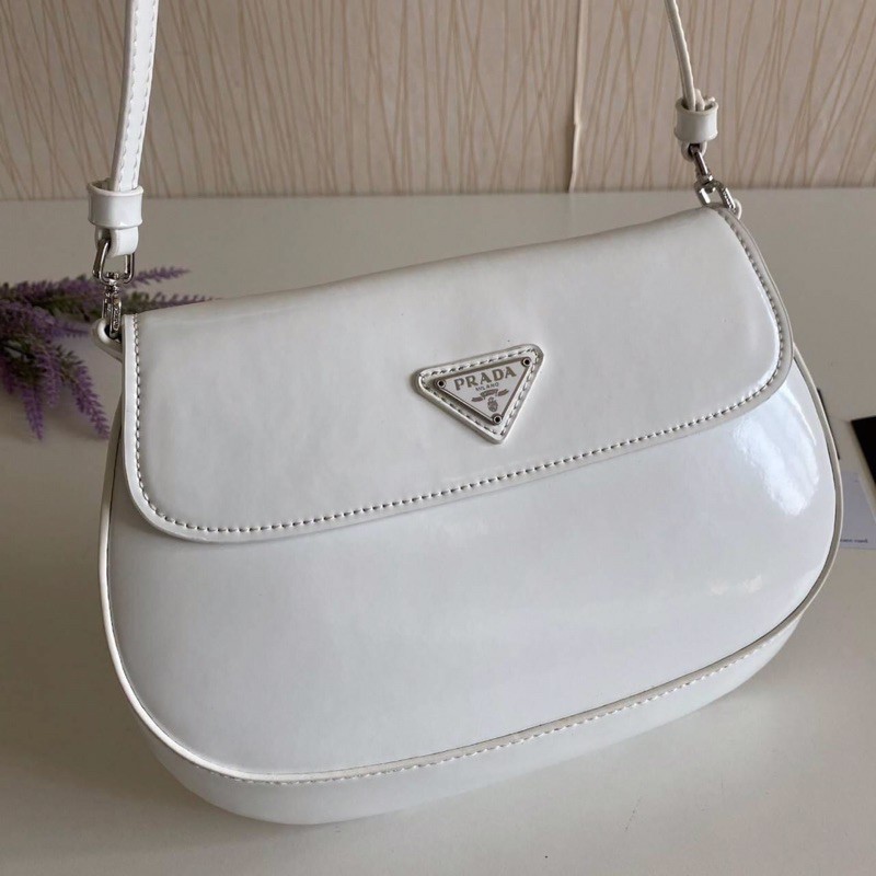 Túi P kẹp nách sz 21cm fullbox màu trắng