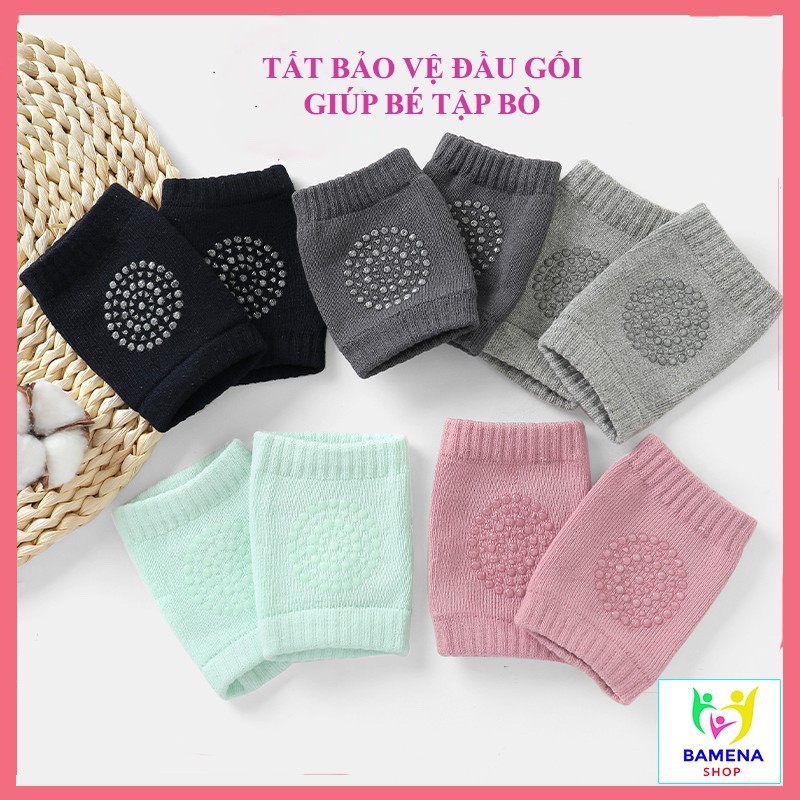 (Mua 3 Tặng 1) 1 Đôi Bịt Gối Tập Bò Cho Bé - Vải Bông Mềm Mại - Co Giãn Tốt