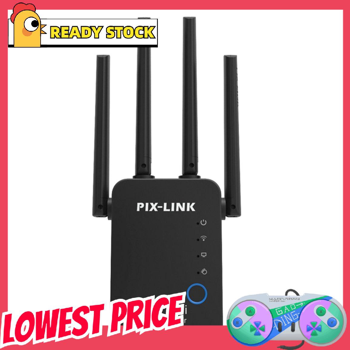 1 Bộ Lặp Sóng Wifi Không Dây Ac1200 2.4g Và 5g 300mbps