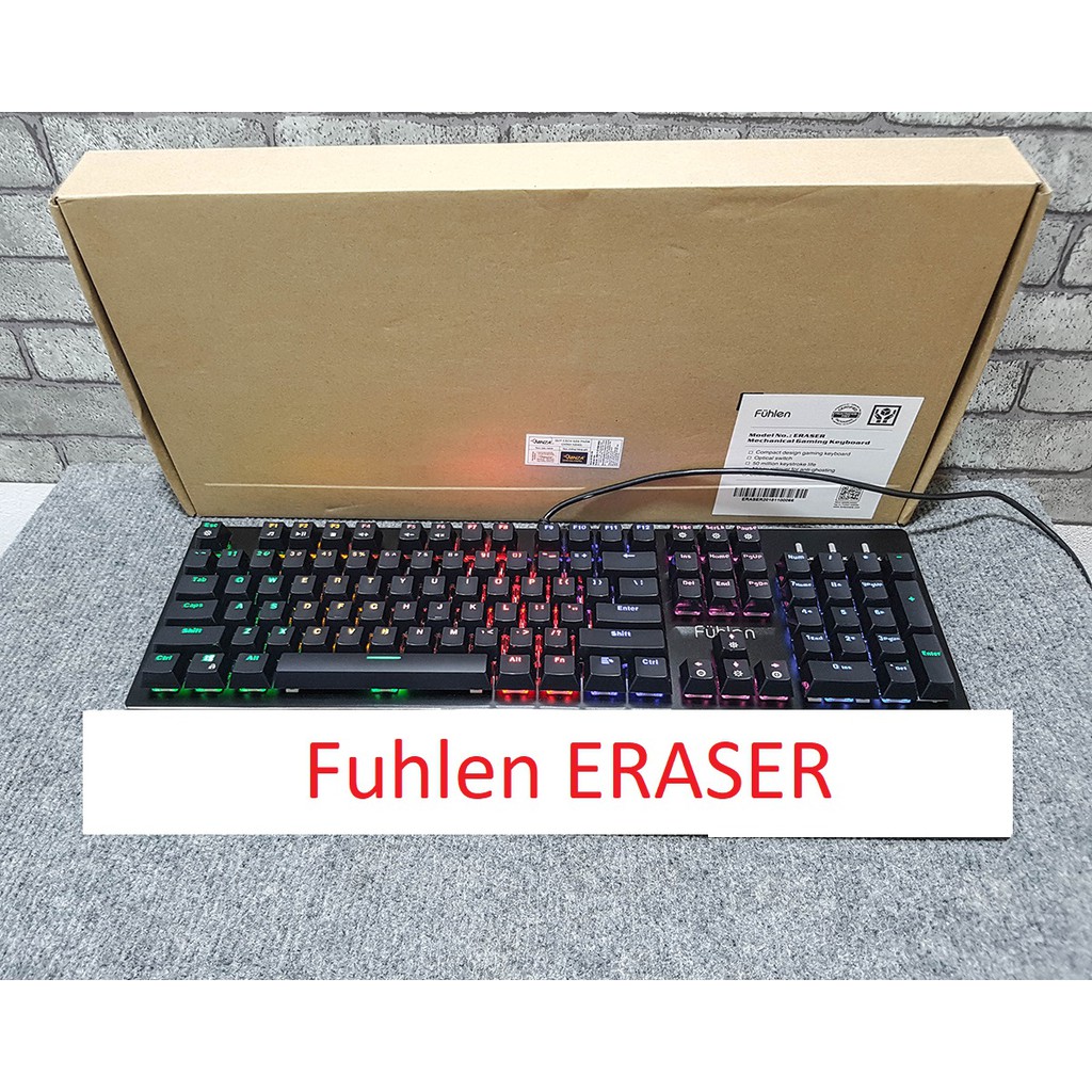 Phím cơ mới Fuhlen Eraser bh chính hãng 2 năm