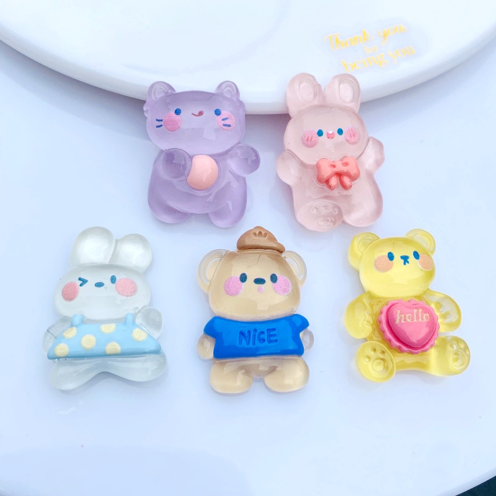 Set 10 Phụ Kiện Cài Áo Hình Động Vật Dễ Thương