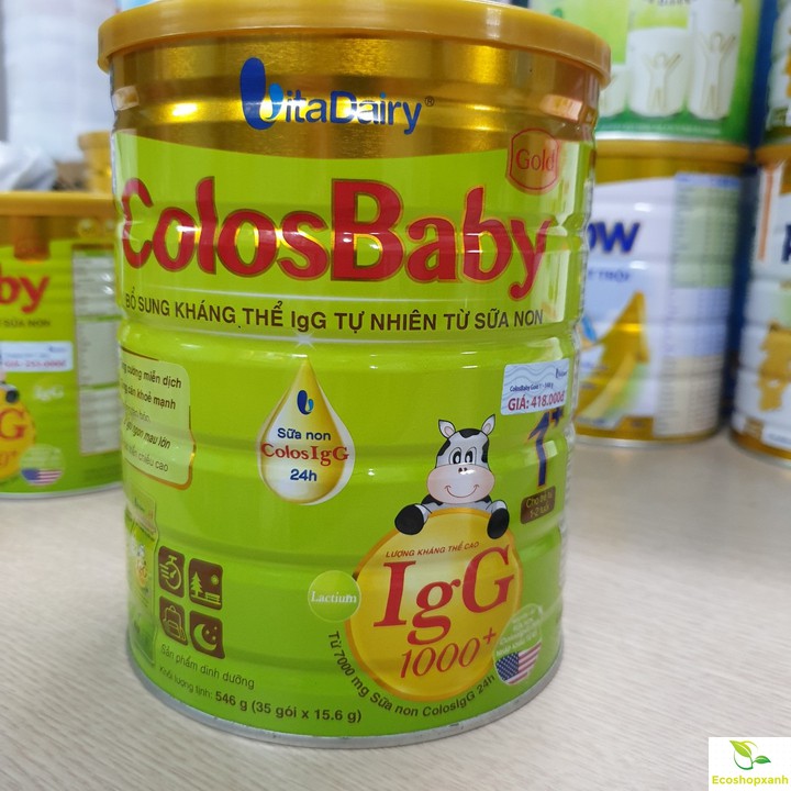 Sữa Colosbaby dạng gói _Sữa Non ColosIgG 24h 90G - ColosBaby Gold 0+ 35 Gói 336G - ColosBaby Gold 1+ 35 Gói 546G