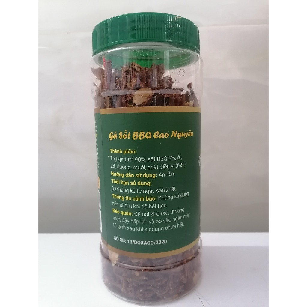 [Sale EXP 25/3/2022] [400g – NẮP XANH] KHÔ GÀ XÉ XỐT BBQ CAO NGUYÊN [VN] DOXACO Grilled Chicken with Highland Flavor BBQ | BigBuy360 - bigbuy360.vn