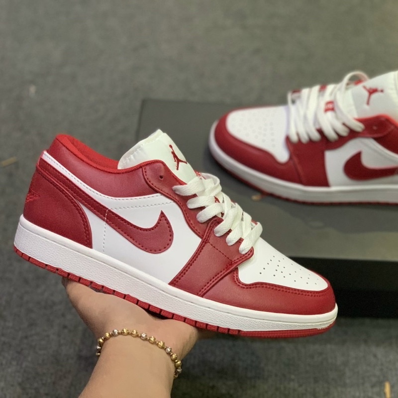 { Đức Giày Store } Giày thể thao JD đỏ trắng giày sneaker giày nam nữ cao cấp