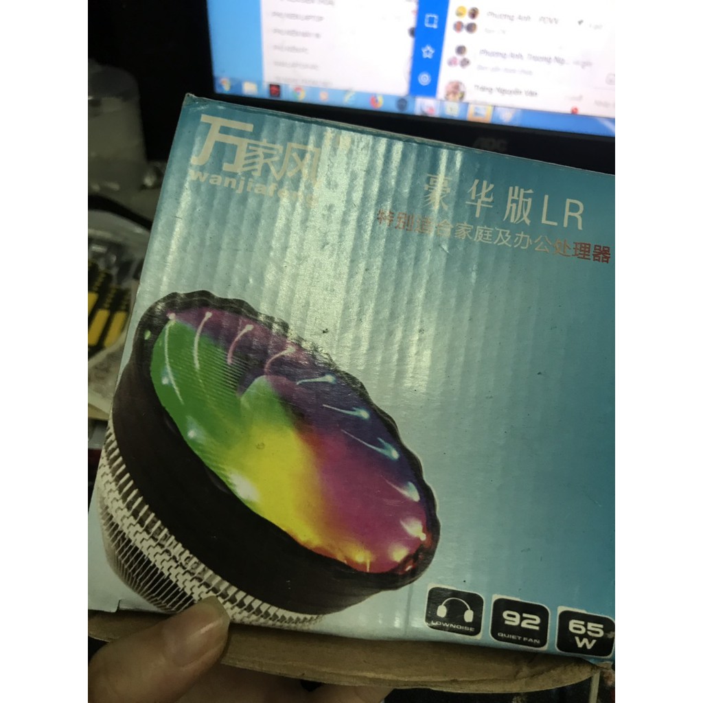 QUẠT TẢN NHIỆT CPU LED RGB 890