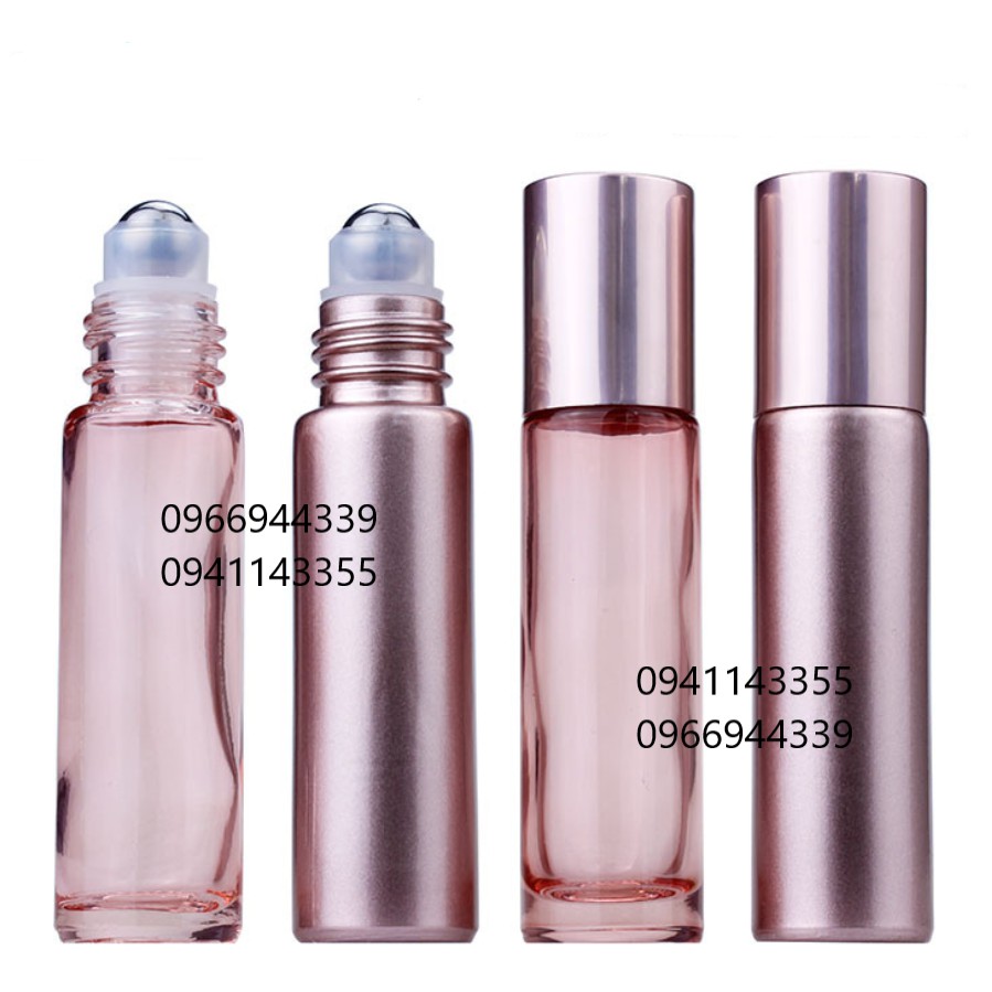 [THỦY TINH DÀY] Chai Bi lăn 5ml 10ml Gradient cao cấp nhiều màu Colorful Roller thép không gỉ - 1 chai