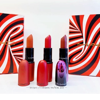 Set 3 thỏi son Mac Fullsize
