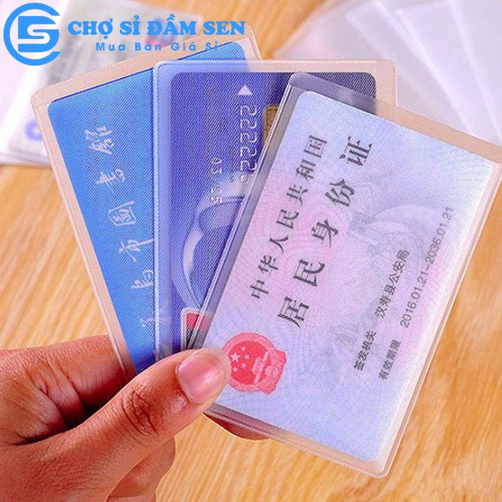 Vỏ bọc thẻ căn cước trong suốt và các loại giấy tờ cá nhân