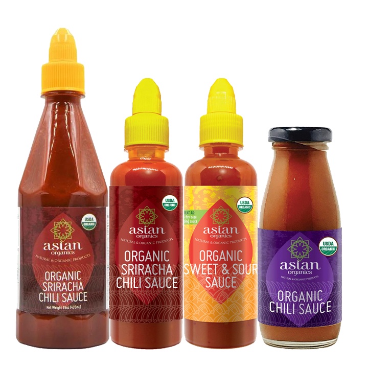 Tương ớt hữu cơ Asian Organics các loại