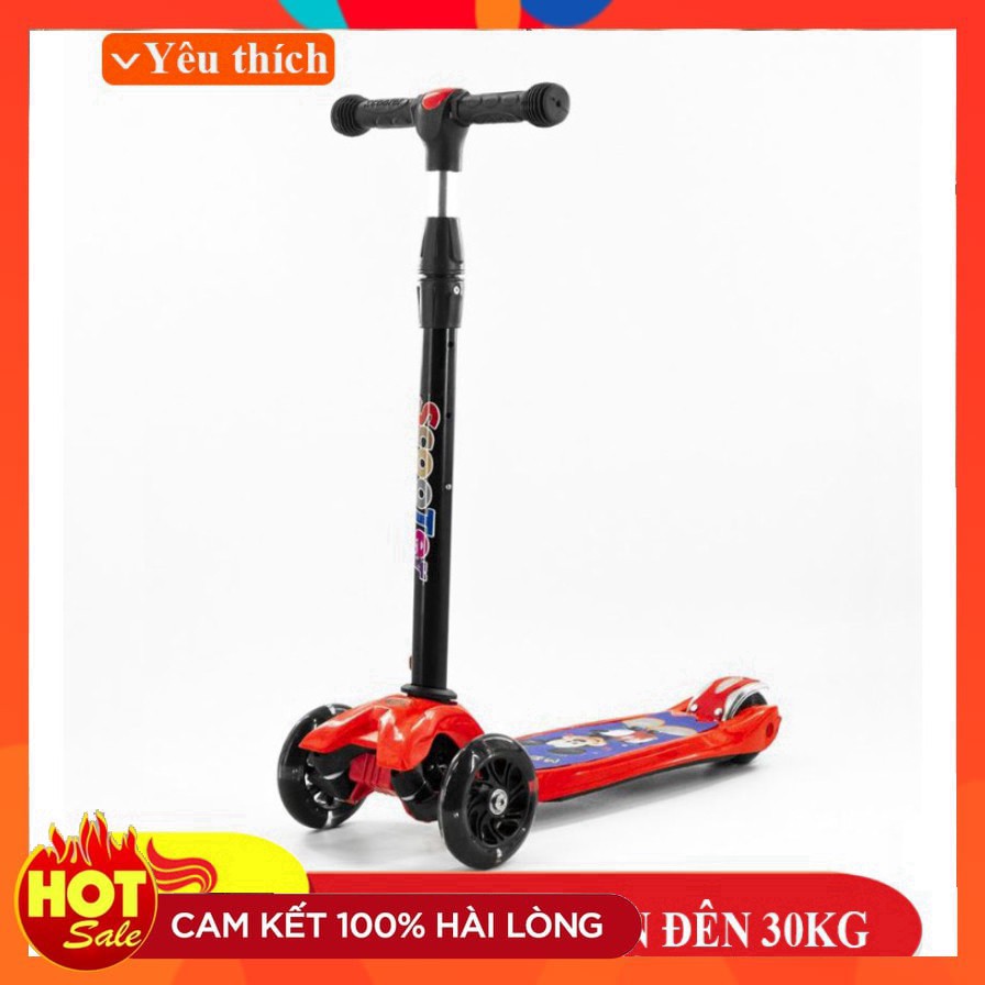 Xe Trượt Scooter 5688 Đỏ - Dòng sản phẩm cao cấp dành chuyên dành cho trẻ em 3 đến 9 tuổi khuyến mãi