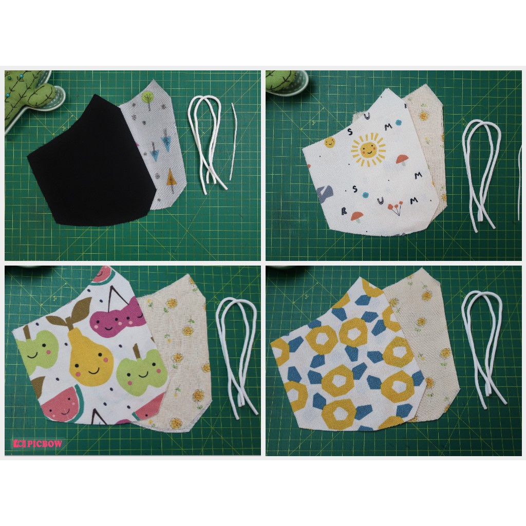 Phụ kiện làm khẩu trang cute N95 handmade chống nước , chống giọt bắn làm từ vải cotton 100% nhập khẩu Hàn Quốc & Nhật B | BigBuy360 - bigbuy360.vn