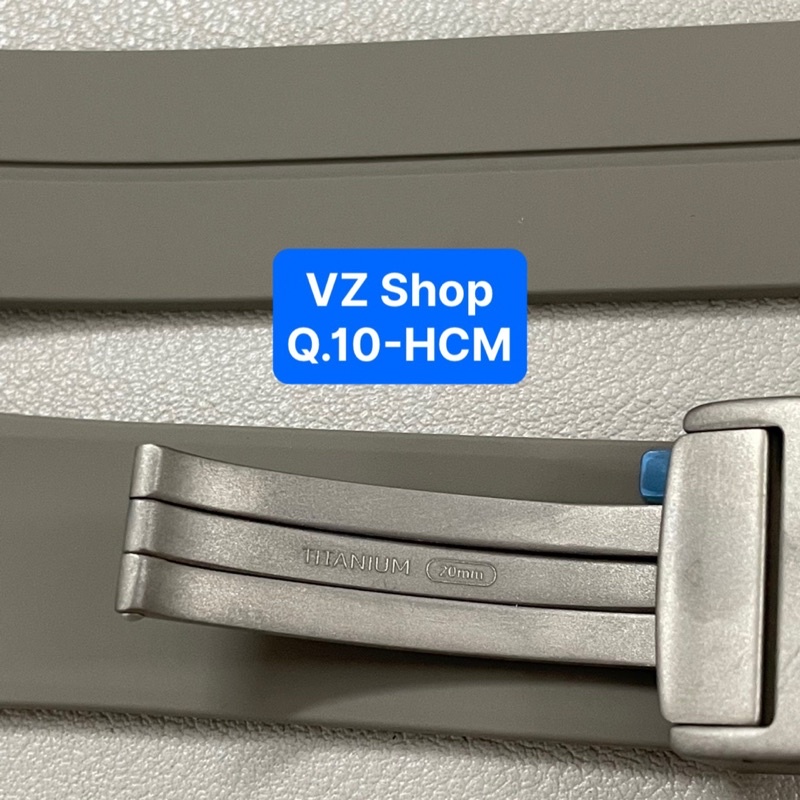 Chính hãng-không hộp-Dây silicone khoá titan thay thế cho đồng hồ Galaxy watch 4-4 Classic-5-5 Pro