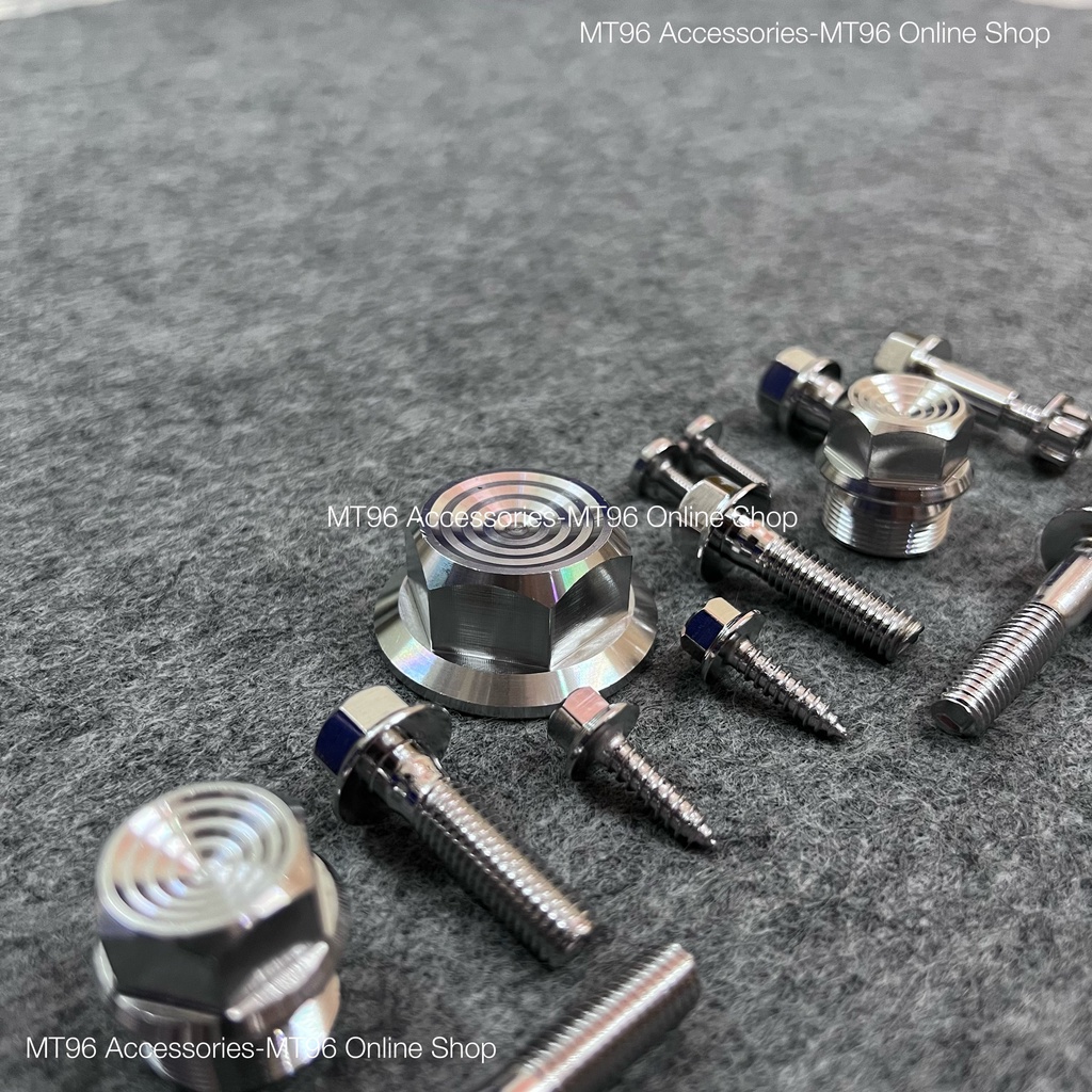 Full Ốc Chảng Ba Salaya V2 Cho Sonic 150 Chuẩn Inox304 Siêu Sáng Nét